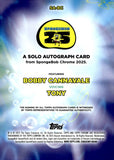 2025 Bobby Cannavale as Tony Autograph Topps Chrome Sponge Bob Squarepants 25th Anniversary ATOMIC REFRACTOR AUTO #SA-BC