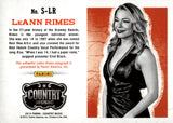 2014 LeAnn Rimes Auto Panini Country Music AUTHENTIC SIGNATURE RED 144/199 AUTOGRAPH #S-LR