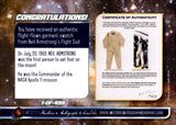 2023 Neil Armstrong Flight Suit Relic Historic Autographs and Card Co. 01/499 RELIC