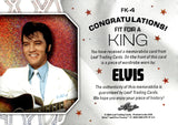 2024 Elvis Presley Relic Leaf Pop Music FIT FOR A KING RED 38/99 #FK-4 RELIC