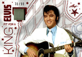2024 Elvis Presley Relic Leaf Pop Music FIT FOR A KING RED 38/99 #FK-4 RELIC