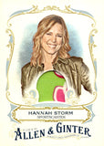 2016 Hannah Storm Relic Topps Allen & Ginter #FSRA-HS SPORTSCASTER