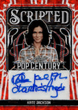 2024 Kate Jackson Autograph Leaf Pop Century SCRIPTED RED 1/3 #SC-KJ1 CHARLIE'S ANGELS
