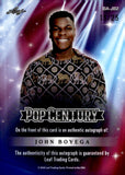 2026 John Boyega Autograph Leaf Pop Century CRACKED ICE AUTO 15/25 #BA-JB2 STAR WARS
