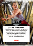 2025 Aryna Sabalenka Leaf Metal Women of Sport RAINBOW #PROMO2 TENNIS