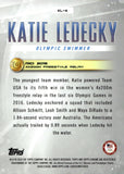 2024 Katie Ledecky Topps Chrome US Olympics LEDECKY LEGACY ORANGE 17/25 #KL-4 SWIMMING