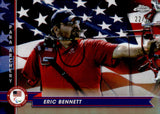 2024 Eric Bennett Topps Chrome US Olympics US FLAG REFRACTOR 22/76 #145 PARA ARCHERY