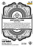 2024 Anthony Kim Panini Prizm LIV Golf ACES GREEN MOJO 37/54 #9 4 ACES GOLF TEAM