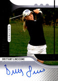 2012 Brittany Lincicome Autograph Rookie Upper Deck SP Authentic Golf AUTHENTIC ROOKIES SIGNATURES AUTO 095/699 #97