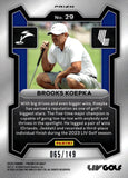 2024 Brooks Koepka Rookie Panini Prizm LIV RED ROOKIE 065/149 #29 SMACH GC