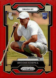 2024 Brooks Koepka Rookie Panini Prizm LIV RED ROOKIE 065/149 #29 SMACH GC