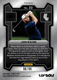 2024 Jon Rahm Rookie Panini Prizm LIV Golf BLUE ROOKIE 06/99 #22 LEGION XIII