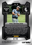 2024 Phil Mickelson Panini Prizm LIV Golf BLUE 82/99 #42 HYFLYERS GC