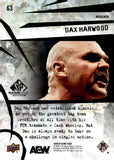 2025 Dax Harwood Upper Deck SP Game Used AEW MAGENTA 04/10 #63