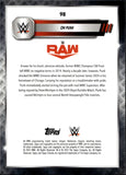 2025 CM Punk Topps Chrome WWE GREEN REFRACTOR 68/99 #98 MONDAY NIGHT RAW