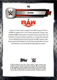 2025 CM Punk Topps Chrome WWE BLUE REFRACTOR 001/150 #98 MONDAY NIGHT RAW