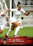 2021 Trinity Rodman Rookie Parkside NWSL SOCCER PREMIER EDITION #108 ROOKIE FC WASHINGTON SPIRIT