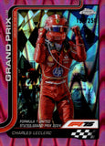 2025 Charles Leclerc Topps Chrome Formula 1 FUCHSIA RAYWAVE 192/250 #140 TEAM SCUDERIA FERRARI HP