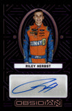 2023 Riley Herbst Autograph Panini Chronicles Racing OBSIDIAN AUTO 21/49 #RH