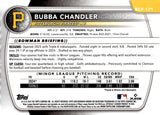 2025 Bubba Chandler Bowman BOWMAN CHROME PROSPECT BLUE WAVE 031/150 #BCP-171 PITTSBURGH PIRATES