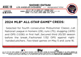 2024 Shohei Ohtani Topps Chome Update ALL-STAR GAME #ASGC-18 LOS ANGELES DODGERS 1