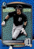 2025 Kevin McGonigle Bowman BOWMAN CHROME BLUE MOJO 133/150 #BDC-59 DETROIT TIGERS