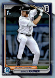 2024 Bryce Rainer Bowman 1st BOWMAN CHROME REFRACTOR #BDC-86 DETROIT TIGERS