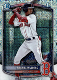 2025 Franklin Arias Bowman 1st BOWMAN CHROME MOJO #BCP-67 BOSTON RED SOX