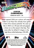 2024 Junior Caminero Topps Chrome Logofractor Rookie FUTURE STARS RC #FSLE-5 TAMPA BAY RAYS