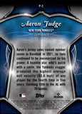 2022 Aaron Judge Topps Chrome PINSTRIPED #P-2 NEW YORK YANKEES 3