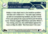 2023 Bobby Miller Rookie Topps Chrome RADIANT ROOKIE #RR-25 LOS ANGELES DODGERS