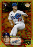 2023 Bobby Miller Rookie Topps Chrome RADIANT ROOKIE #RR-25 LOS ANGELES DODGERS