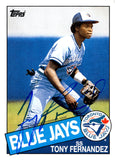 2016 Tony Fernandez Autograph Topps Archives AUTO REPRINT #A65-TFE TORONTO BLUE JAYS