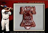 2010 Jackie Robinson Relic Topps Series 2 Baseball 1952 ALL STAR GAME COMMEMORATIVE PATCH RELIC #MCP91 BROOKLYN DODGERS
