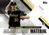 2024 Paul Skenes Relic Topps Update Rookie MAJOR LEAGUE MATERIALS RC #MLMU-PS PITTSBURGH PIRATES