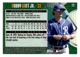 2022 Bobby Witt Jr. Topps Finest FLASHBACKS ROOKIE #29 KANSAS CITY ROYALS