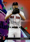 2021 Chris Sale Topps Finest ORANGE REFRACTOR 02/25 #61 BOSTON RED SOX