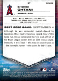 2021 Shohei Ohtani Bowman's Best REFRACTOR #67 LOS ANGELES ANGELS