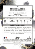 2024 Corbin Carroll Rookie Topps INCEPTION GREEN #83 ARIZONA DIAMONDBACKS
