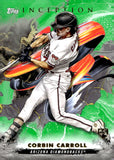 2024 Corbin Carroll Rookie Topps INCEPTION GREEN #83 ARIZONA DIAMONDBACKS