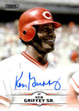 2025 Ken Griffey Sr. Autograph Topps STADIUM CLUB AUTO #SCBA-KG CINCINNATI REDS