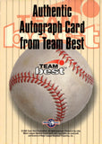 1998 Troy Glaus Autograph TEAM BEST AUTO ANAHEIM ANGELS