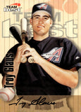 1998 Troy Glaus Autograph TEAM BEST AUTO ANAHEIM ANGELS