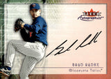 2000 Brad Radke Autograph Fleer AUTOGRAPHICS AUTO MINNESOTA TWINS