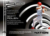 2025 Scott Rolen Autograph Leaf BASEBALL NATION SONIC BOOM AUTO 15/15 #S-SR1 ST. LOUIS CARDINALS