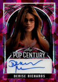 2024 Denise Richards Leaf Pop Century AUTO AUTOGRAPH PINK ICE 4/7 #BA-DR2 Starship Troopers