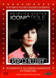 2025 Anjelica Huston Leaf Pop Century AUTO AUTOGRAPH ICONIC ROLE 1/1 #IR-AH1 THE ADDAMS FAMILY