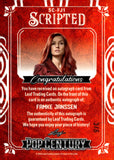 2024 Famke Janssen Leaf Pop Century AUTO AUTOGRAPH 3/6 SCRIPTED "JEAN" #SC-FJ1 X-MEN