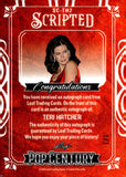 2024 Teri Hatcher Leaf Pop Century AUTO AUTOGRAPH SCRIPTED 1/1 #SC-TH2 PARIS CARVER JAMES BOND