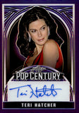 2024 Teri Hatcher Leaf Pop Century AUTO AUTOGRAPH 02/10 #BA-TH1 JAMES BOND